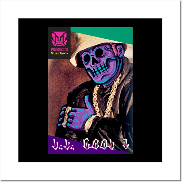 LL COOL J Dia delos Muertos Wall Art by OptimusVolts